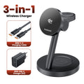 Toocki Qi2.2 Magnetic Wireless Charger 25W Fast Charging 3-in-1 Desktop Wireless Charger For iPhone 15 16 17 Apple Watch Earbuds