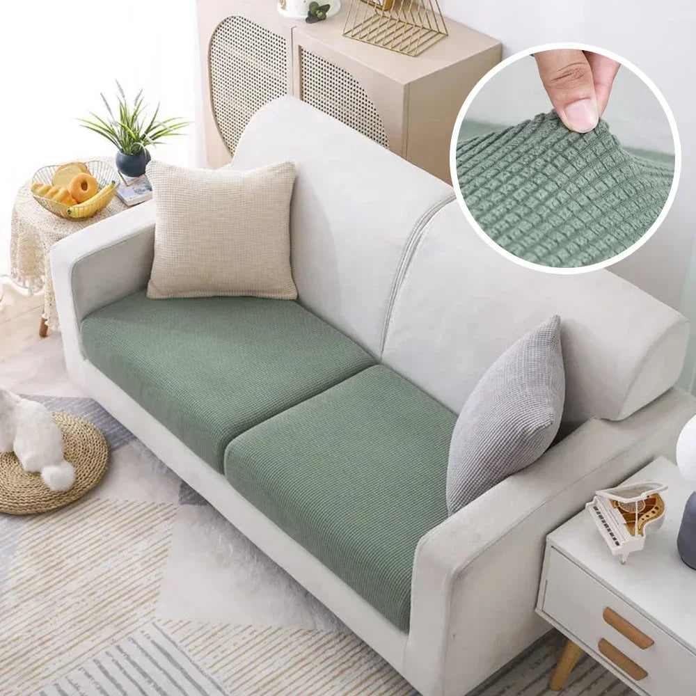 Jacquard Pure Sofa Covers Polar Fleece Stretch Sofa Seat Covers Removable Couch Case Furniture Protector Chaise Lounge Home