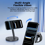 Toocki Qi2.2 Magnetic Wireless Charger 25W Fast Charging 3-in-1 Desktop Wireless Charger For iPhone 15 16 17 Apple Watch Earbuds