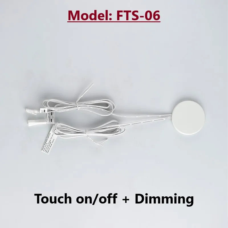 DC12V 24V Wood Panel LED Touch Sensor Dimmer Switch 5A 60W Hidden Surface Switch For LED Light Strip Touch Switch