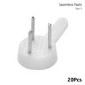 20Pcs Wall Hooks Invisible Nail Hanging Seamless Nails Wall Pictures Photo Hanger Frame Hanger Painting Wall Hook Nail Furniture