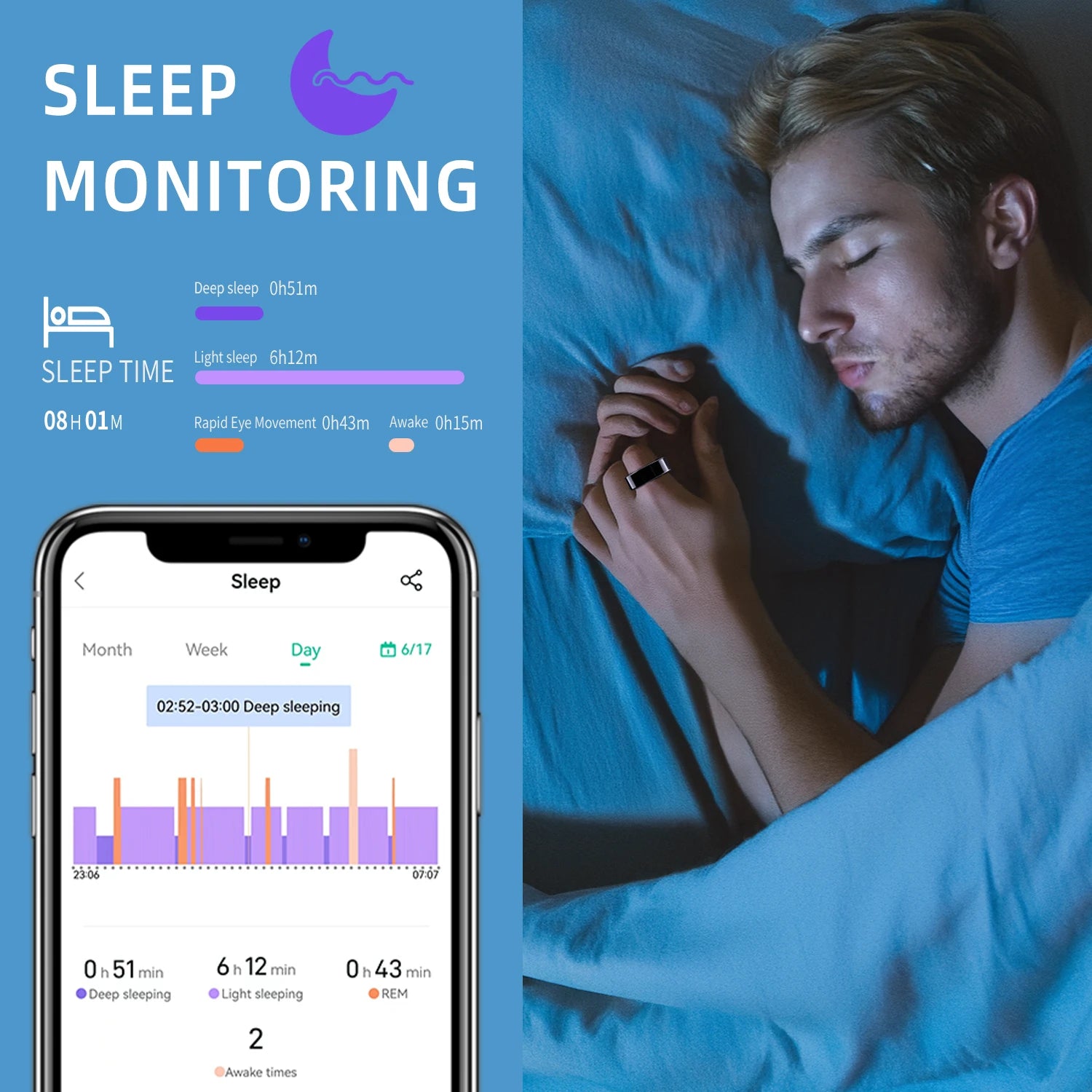 2026 New smart ring equipped with healthmonitor， sleep monitor, men's and women's waterproof multifunctional sports ring