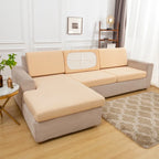 New Summer Silk Spandex Seat Cover Sofa Cushion Pad Protect Living Room Couch Slipcover 1 2 3 4 Seater Sofa Seat Covers