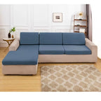 New Summer Silk Spandex Seat Cover Sofa Cushion Pad Protect Living Room Couch Slipcover 1 2 3 4 Seater Sofa Seat Covers
