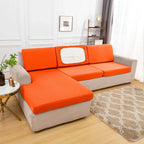 New Summer Silk Spandex Seat Cover Sofa Cushion Pad Protect Living Room Couch Slipcover 1 2 3 4 Seater Sofa Seat Covers