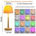 LED High Footed Water Ripple Atmosphere Desk Lamp Romantic Couple Gift Indoor Bedroom Projection Night Light