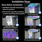 3D Thunder Cloud Lights Ceiling Storm Lights LED Kit Music Sync Lightening Cloud Kit Cotton for Gaming Room Decoration Bedroom