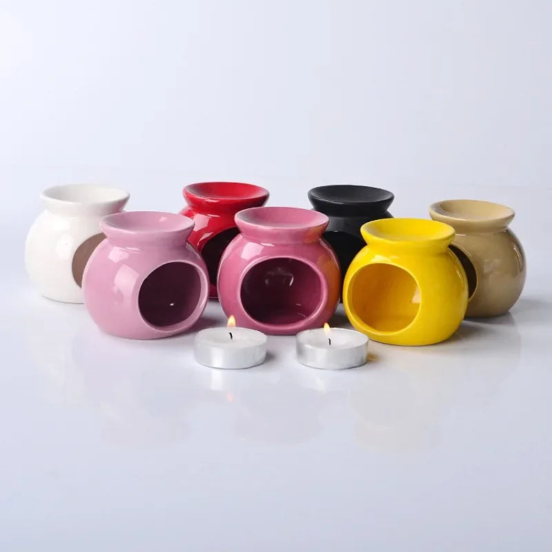 Essential Oil Burners Wax Melt Warmer Aromatherapies Aromas Diffuser Furnaces Ceramics Tealight Holder Decors