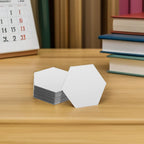 48Pcs Hexagon Self Adhesive Mirror Wall Stickers Acrylic Geometric Peel Stick Tiles for Living Room Bedroom Bathroom Decor