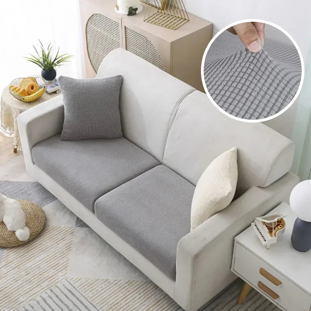Jacquard Pure Sofa Covers Polar Fleece Stretch Sofa Seat Covers Removable Couch Case Furniture Protector Chaise Lounge Home