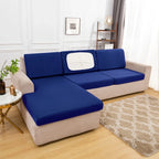 New Summer Silk Spandex Seat Cover Sofa Cushion Pad Protect Living Room Couch Slipcover 1 2 3 4 Seater Sofa Seat Covers