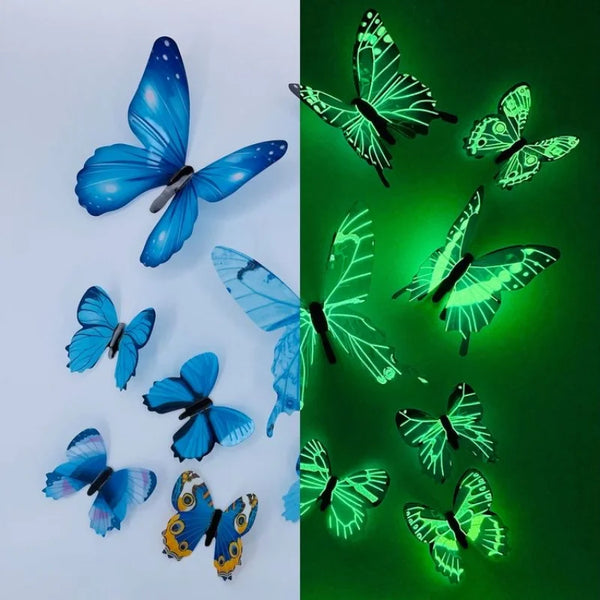 Luminous Butterfly Wall Stickers