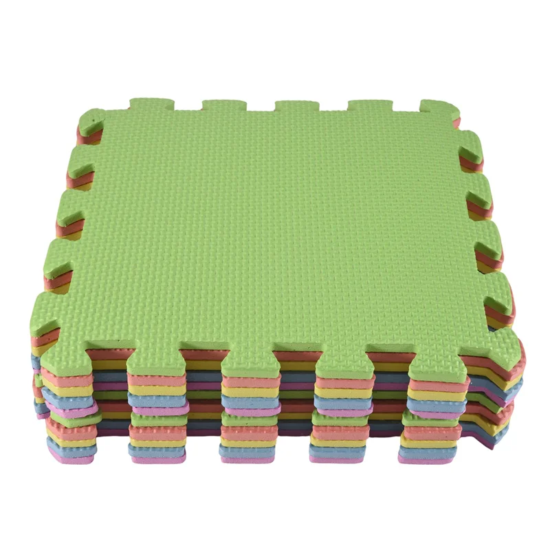 B78B-Play Mats Puzzle Modular Colored 20 Pieces 30X30 Cm Soft Eva Foam Children's Puzzle Rug For Tatami