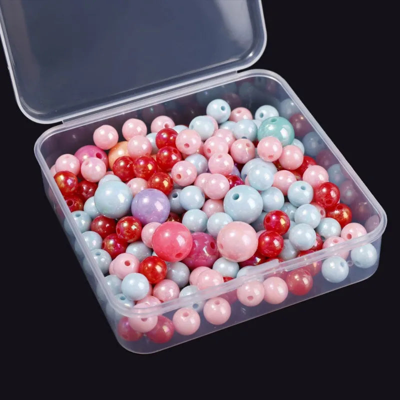 20/1x Plastic Containers Clear Small Storage Box with Hinged Lid for Small Items Crafts Jewelry Tabletop Storage Accessories
