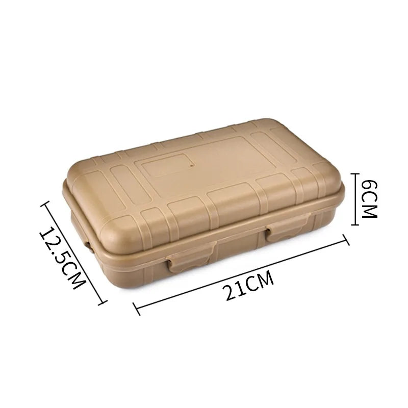 Large Tool Outdoor Survival Kit Box Shockproof And Pressure Proof Waterproof And Fall Proof Sealed Box Wild Survival Storage Box