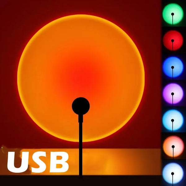 USB Sunset Projection Lamp