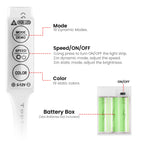 5V RGB Neon Strip Light 1M 2M 3M 3AA Battery Box With Bluetooth Remote Control Waterproof Flexible Ribbon Tape For Home Decor