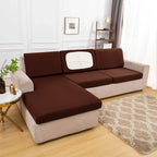 New Summer Silk Spandex Seat Cover Sofa Cushion Pad Protect Living Room Couch Slipcover 1 2 3 4 Seater Sofa Seat Covers