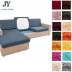 New Summer Silk Spandex Seat Cover Sofa Cushion Pad Protect Living Room Couch Slipcover 1 2 3 4 Seater Sofa Seat Covers