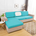 New Summer Silk Spandex Seat Cover Sofa Cushion Pad Protect Living Room Couch Slipcover 1 2 3 4 Seater Sofa Seat Covers