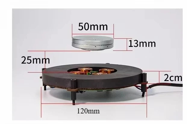 Heavy Magnetic Levitation Bare Metal Module Magnetic Levitation Movement Potted Plant Maglev Exhibition Stand Maglev Speaker