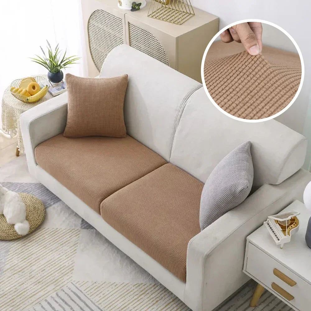 Jacquard Pure Sofa Covers Polar Fleece Stretch Sofa Seat Covers Removable Couch Case Furniture Protector Chaise Lounge Home