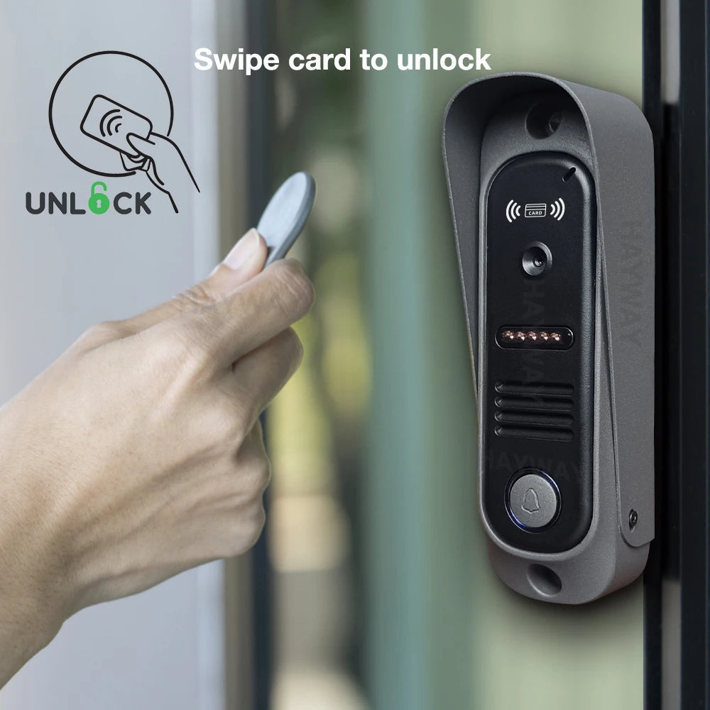 1080P Video intercom  System DoorPhone for Home  TUYA Wireless WiFi Smart with  Infrared night vision doorbell Motion detection