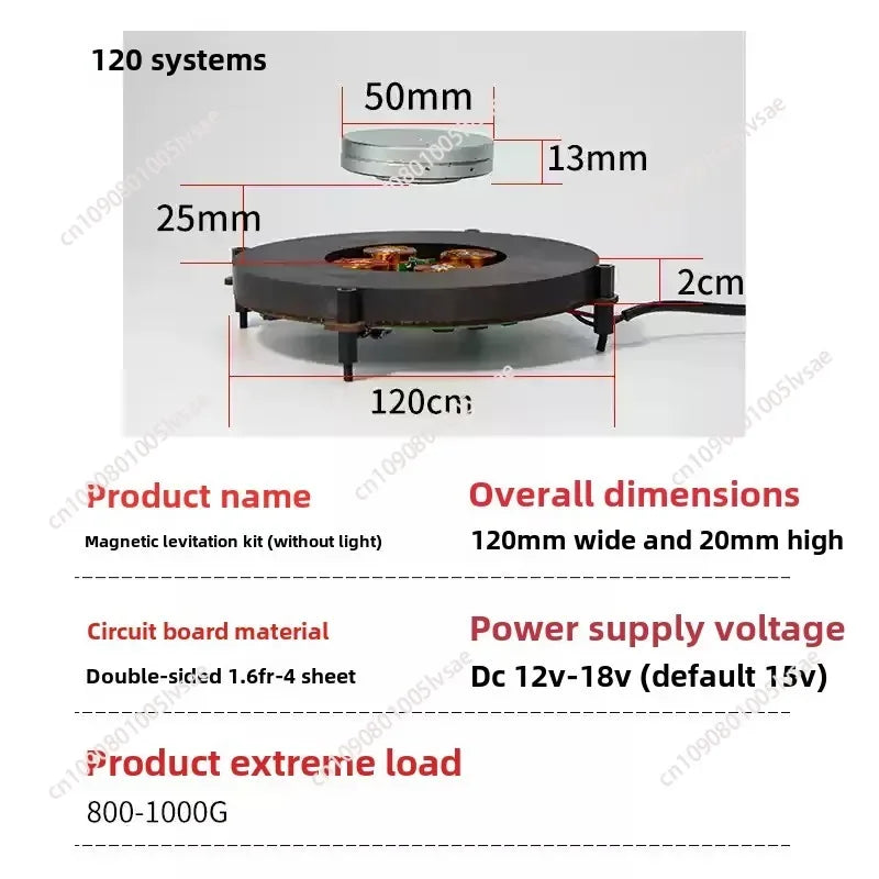 Heavy Magnetic Levitation Bare Metal Module Magnetic Levitation Movement Potted Plant Maglev Exhibition Stand Maglev Speaker