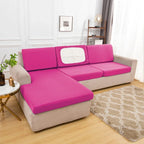 New Summer Silk Spandex Seat Cover Sofa Cushion Pad Protect Living Room Couch Slipcover 1 2 3 4 Seater Sofa Seat Covers