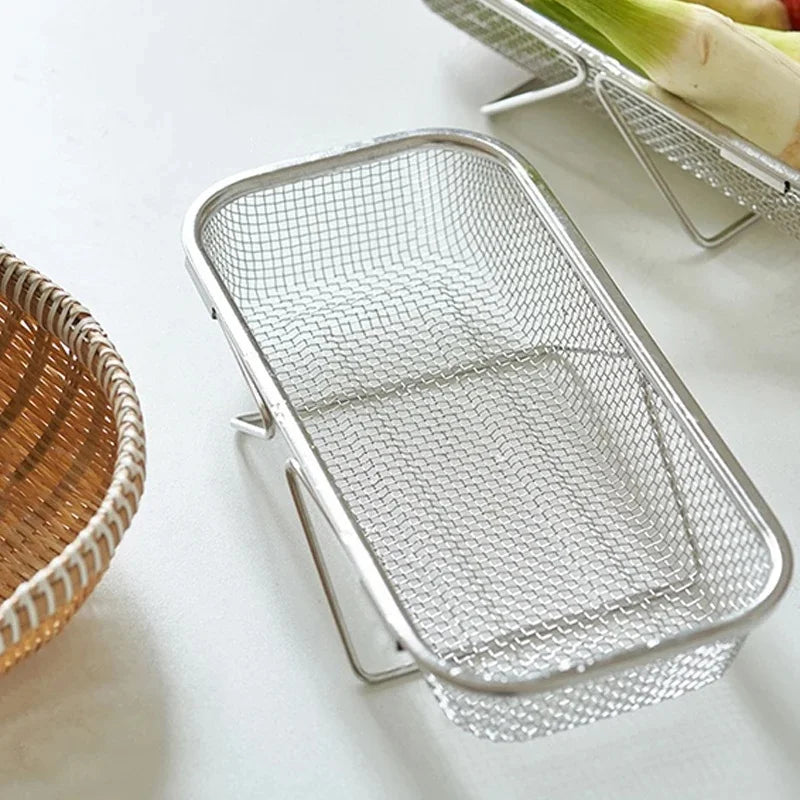 Stainless Steel Special Drain Basket Kitchen Sink Telescopic Sink Drain Rack Multi-functional Tableware Dishes Drain Rack